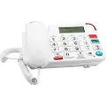 Geemarc Telecom DALLAS 20 Telefon med ledning med store knapper - 20dB