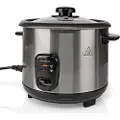 Nedis KARC115AL, Sølv, 1,5 l, 1 m, Akrylonitril-butadien-styren (ABS), Rustfritt stål, 500 W, Type F (CEE 7/4)