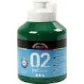 A-Color Akrylmaling A-Color 02 - mat, mørkegrøn, 500 ml