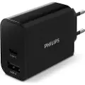 Philips USB lader fast-charge 30W USB-A+C
