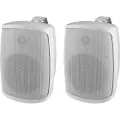 Monacor WALL-04T/WS Pair of 2-way PA speaker systems, white