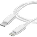 MaXlife MXUC-05 USB-C til Lightning-kabel 2 m 20W hvit