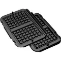Tefal XA730810 - Vaffelplatesett - for grill - svart