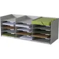 PaperFlow Formularbox easyOffice 535.02 stapelbar 15Fächer grau (535.02)
