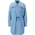 G-Star Relaxed Drawcord Denim Kjole Med Lange Ermer