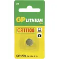 GP Lithium Coin Cell Battery CR1/3N CR11108 1-Pack