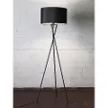 Nielsen UPTOWN GULVLAMPE SORT M/SORT SKÆRM