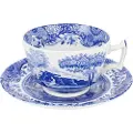 Spode SpodeKaffekopp med fat Blue ItalianBlåKopper & krusFra Homeroom