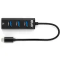 Club 3D CSV-1549 - Hub - USB Type-C - 3 x USB 3.2 Gen1 + 1 x 10/100/1000 - stasjonær