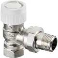 OVENTROP GmbH CO. KG Csslr Plus type 2, ½ radiator termostat ventil vinkel type AV9 med M30 følertilslutning. 9 forindstillings muligheder