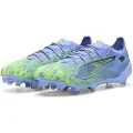 Puma ULTRA 5 ULTIMATE CHASING THE DREAM FG Football Boots Unisex, Shoes, Elektro Purple/Green Glare/Black, 40.5