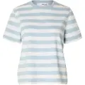 Selected Essential Striped Boxy Kortarmet T-skjorte