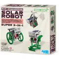 4M 3-i-1 Vitenskap Mini Solar Robotfigur