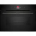 Bosch Serie | 8 CMG7241B1 - Kombinasjonsovn - innebygd - Wi-Fi - fordypning - bredde: 56 cm - dybde: 55 cm - høyde: 45 cm - med selvrens - svart