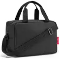 Reisenthel coolerbag to-go, Gutt/Jente, Skulder veske, Glidelås, Sort, Monokromatisk, Resirkulert polyester