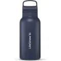 LifeStraw Go 2.0 Stainless Steel Vannfilterflaske 1L, Mørkeblå