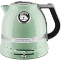 KitchenAid 5KEK1522EPT, 1,5 l, 2400 W, Grønn, Rustfritt stål, Aluminium, Justerbar termostat, Trådløs