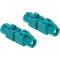 DeLOCK - Data-adapter - HSD Z beholder til HSD Z beholder - RAL 5021, vannblå