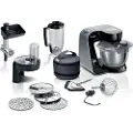Bosch MUM5XC4E, 3,9 l, Sort, 1,1 m, 4 disker, Rustfritt stål, LED
