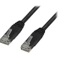 X-SHIELD - Koblingskabel - RJ-45 (hann) til RJ-45 (hann) - 2 m - UTP - CAT 6 - halogenfri, formstøpt - svart