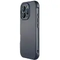 Mujjo Shield-deksel til iPhone 16 Pro - Stålblå