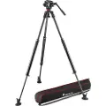 Manfrotto 504x Fluid Videohue Med 635 Raskt Enkelt Karbonben