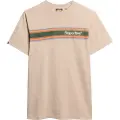Superdry Venue Logo Stripe Relaxed Kortarmet T-skjorte