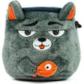 YY VERTICAL Grey Cat Krittpose