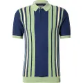 Scotch & Soda Structured Regular Fit Kortermet Poloskjorte