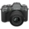 Fujifilm X -T50 + XC 15-45mm, 40,2 MP, 7728 x 5152 piksler, X-Trans CMOS 5 HR, 6.2K, Berøringsskjerm, Kull