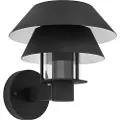 Eglo CHIAPPERA outdoor wall lamp black