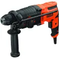 Black & Decker BEHS01K-QS, Boremaskin med pistolgrep, SDS Plus, 3 cm, 1600 RPM, 3 cm, 1,3 cm