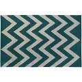 Home Decor Polyester Sikksakk-teppe 120x180x2 Cm