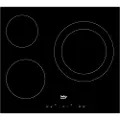 Beko Hic63402t Keramisk Topp 58 Cm 3 Brennere