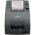 Epson TM U220IIB (102B0) - Kvitteringsskriver - tofarget (monokrom) - punktmatrise - Rull (7,6 cm) - 16 cpi - 9 pin - inntil 8.8 linjer/sek - USB 2.0 - kutter - delkuttskjærer - Epson Dark Gray