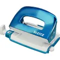 Leitz WOW NeXXt Mini - Hullstanser - 10 ark / 1 mm - metall - blå metallic