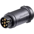 Secorut 50151 Anhænger adapter [7-polet stikdåse - 13-polet stik] ABS-plast