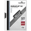 Durable DURACLIP 60 - Klipsfil - for A4 - kapasitet: 60 ark - hvit med transparent frontdekke