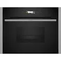 NEFF C24DR1XN0, Liten, 38 l, 30 - 100 °C, Rustfritt stål, Berøringskontroll, Toppen foran
