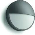 Philips myGarden Capricorn - Vegglampe - LED - 6 W (ekvivalent 47 W) - varmt hvitt lys - halvmåne - antrasitt