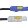 PSSO 30235040 Strøm Forbindelsesledning [1x PowerCon-stik - 1x PowerCon-stik] 5.00 m Sort