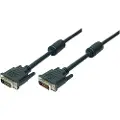 Logilink 5m DVI-D, 5 m, DVI-D, DVI-D, Sort, Hankjønn/hankjønn