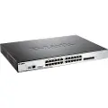 D-Link DWS 3160 - Switch - Styrt - 20 x 10/100/1000 (PoE) + 4 x kombo-Gigabit SFP - rackmonterbar - PoE