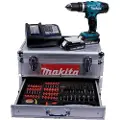 Makita Skruemaskine Batteridrevet 18V DHP453SYEX - inkl lader og batteri samt kasse