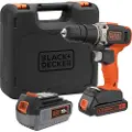 Black & Decker B+D 18V akku slagboremaskine m. 2.0 Ah/4.0Ah Li-ion Batteri