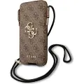 GUESS telefonveske GUHCP12L4GPSBR 6,7 brun/brun 4G metalllogo