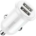 Baseus Grain Pro Dual USB billader - 4.8A - Hvit