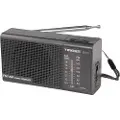 TIROSS Radio Tiross TIROSS RADIO MINI PORTABLE ON BLACK BATTERIES TS-455CZ