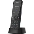 Yealink W78H - Trådløst ekstra håndsett - med Bluetooth-grensesnitt med anrops-ID - 1900 MHz - DECT - treveis anropskapasitet - romgrå