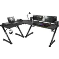 Huzaro Hero 7.0, Hjørne, Rektangulær form, Karbonfiber, Aluminium, Svart, Svart